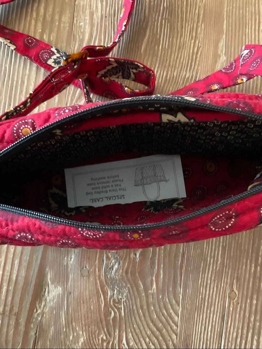 Vera Bradley quilted crossbody